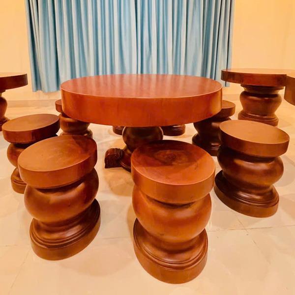 Bộ bàn ăn gỗ 4