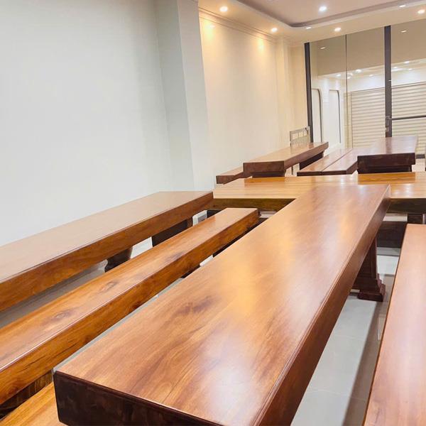 Bộ bàn ăn gỗ 6